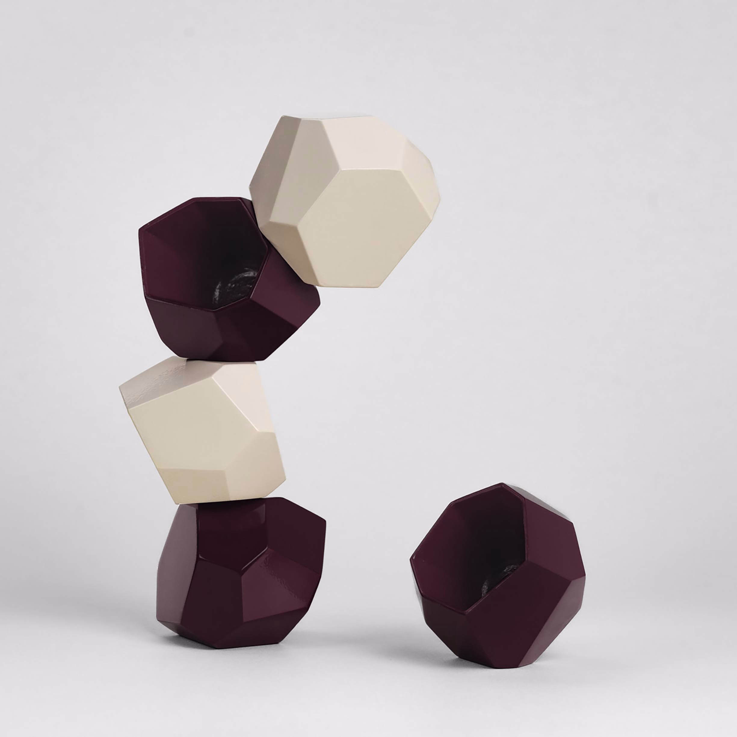 Set 6 Tazzine Voronoi | EGO UNDESIGN - Image 2
